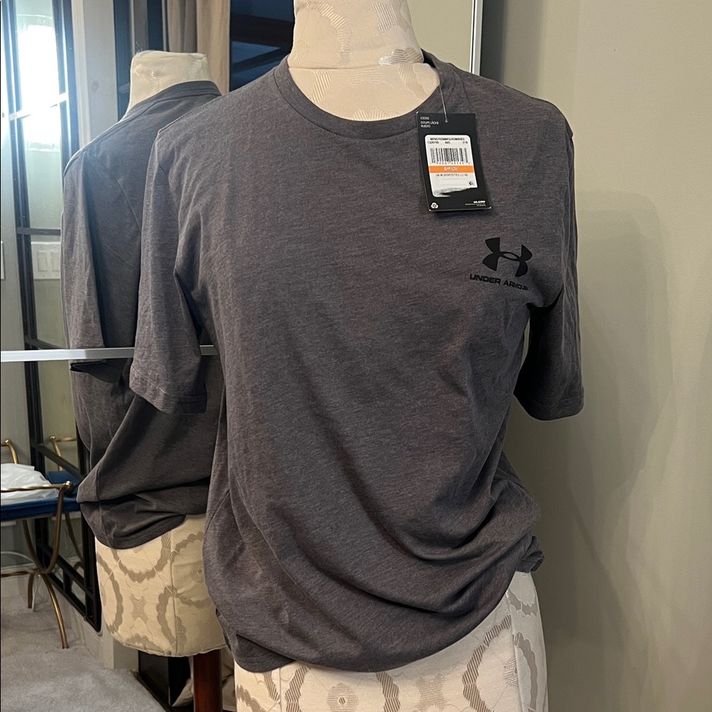 Under Armour Charcoal Gray Short-Sleeve‎ Crew Tee